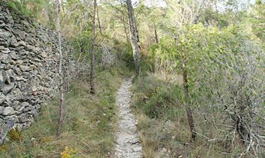 Camí a l'ermita de Sant Jordi, Sant Llorenç de la Muga